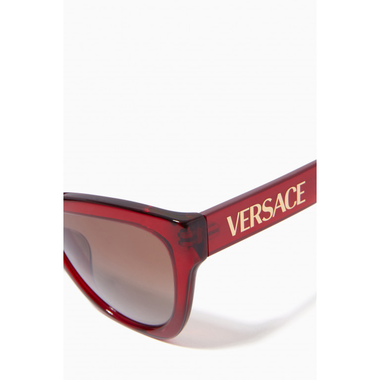Versace - 90s Vintage Logo Sunglasses in Acetate