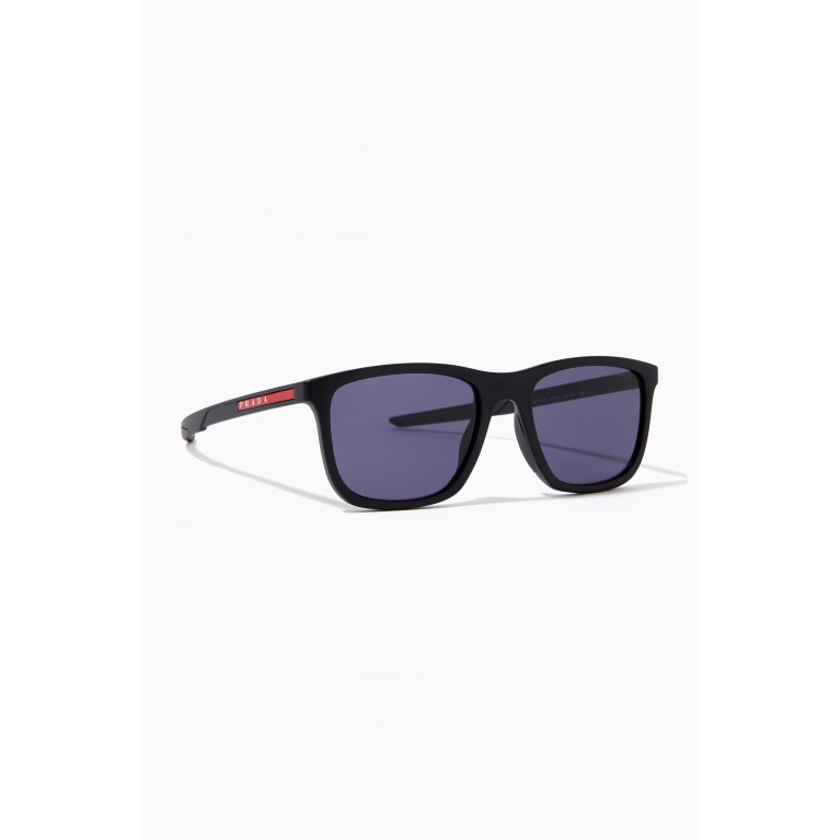 Prada - Rectangular Sunglasses in Nylon Fibre
