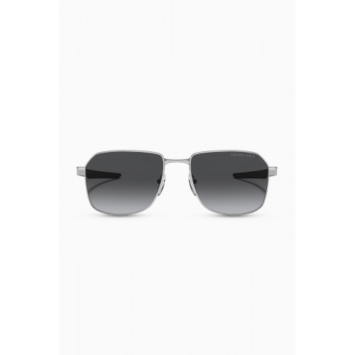 Prada - Linea Rossa D-frame Sunglasses in Metal