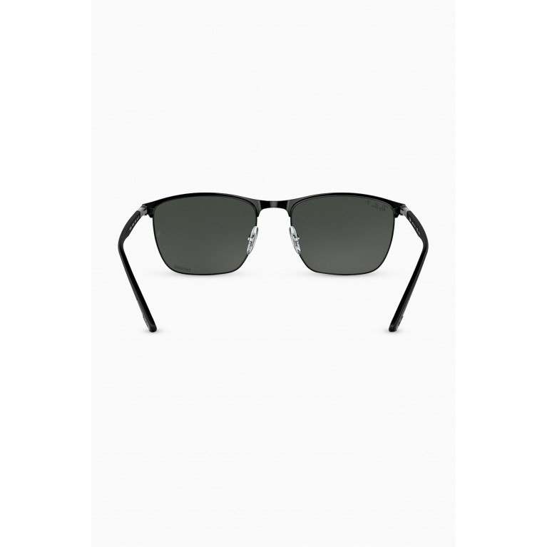 Ray-Ban - RB3686 Chromance Sunglasses in Steel