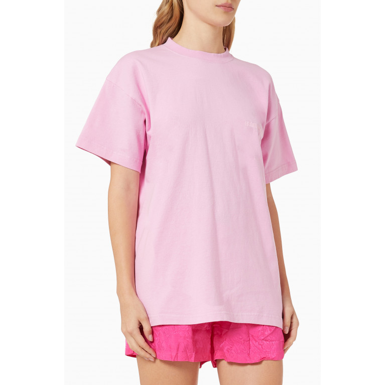 Balenciaga - Turn Slit Medium Fit T-shirt in Cotton Jersey