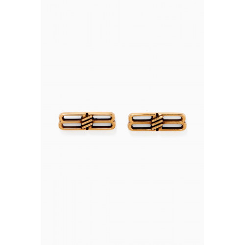 Balenciaga - License BB Earrings in Brass