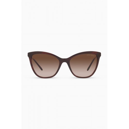 Giorgio Armani - Cat Eye Sunglasses in Acetate Brown