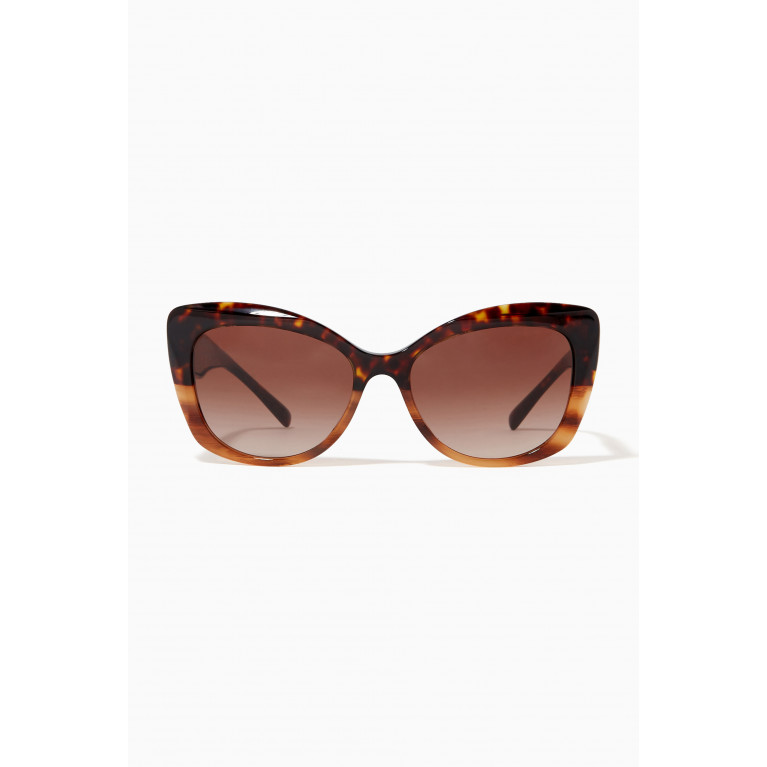 Giorgio Armani - Cat Eye Sunglasses in Acetate Brown