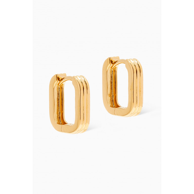 PDPAOLA - Nova Earrings in 18kt Gold-plated Sterling Silver
