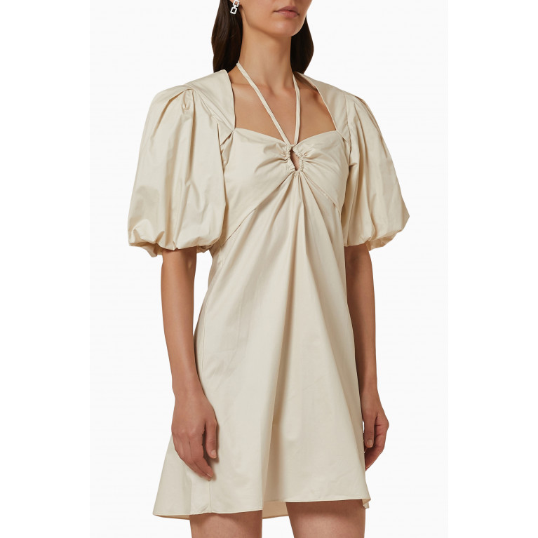 Frame - Tie Neck Dress in Cotton
