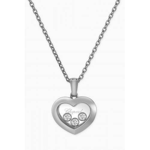 Chopard - Happy Diamonds Icons Pendant Necklace in 18kt White Gold