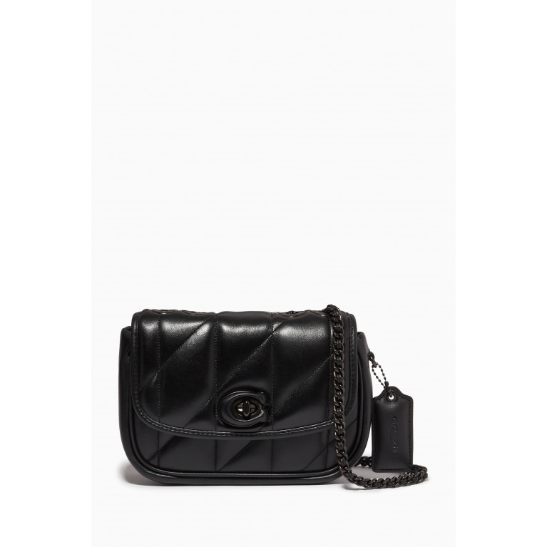 Coach - Pillow Madison Quilted 18 Shoulder Bag in Nappa Black