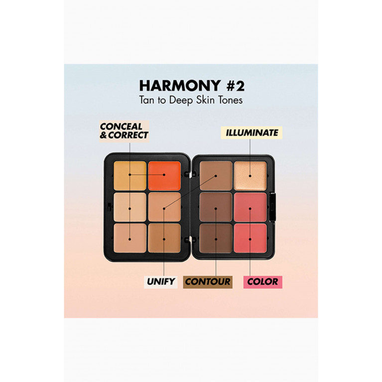 Make Up For Ever - Harmony 2 HD Skin Face Palette Medium to Dark