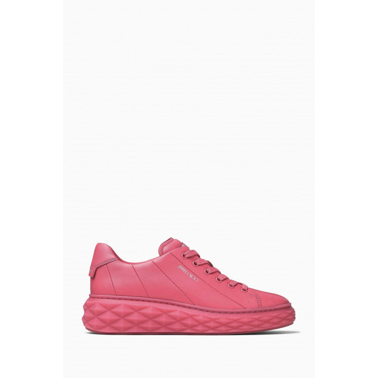 Jimmy Choo - Diamond Light Sneakers in Nappa Pink