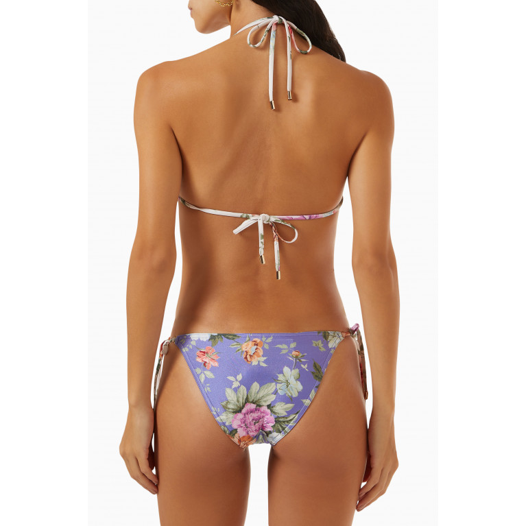 Zimmermann - Pattie Spliced Mini Tri Bikini Set in Lycra®