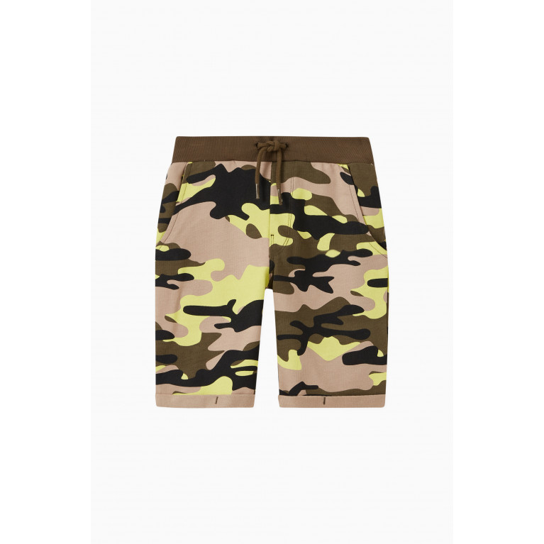 Name It - Vermo Camouflage Print Shorts Green