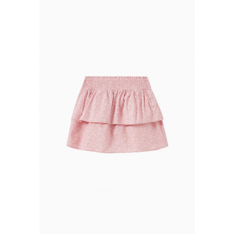 Name It - Jefine Tiered Skirt in Stretch Cotton