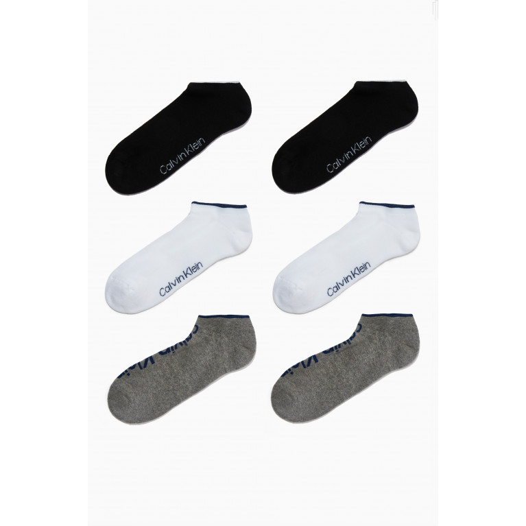 Calvin Klein - Ankle Socks, Set of 3 Multicolour