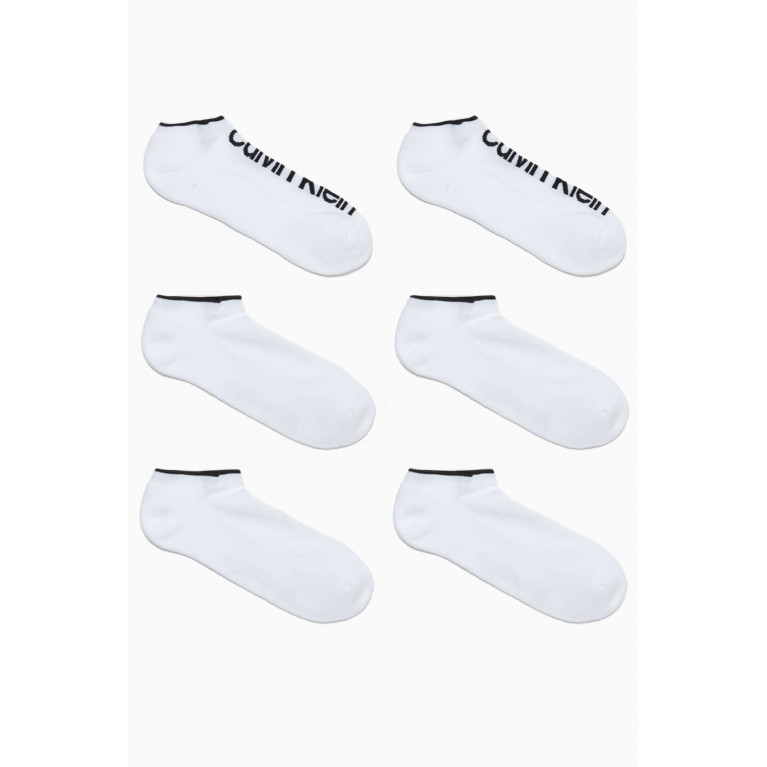 Calvin Klein - Ankle Socks, Set of 3 White