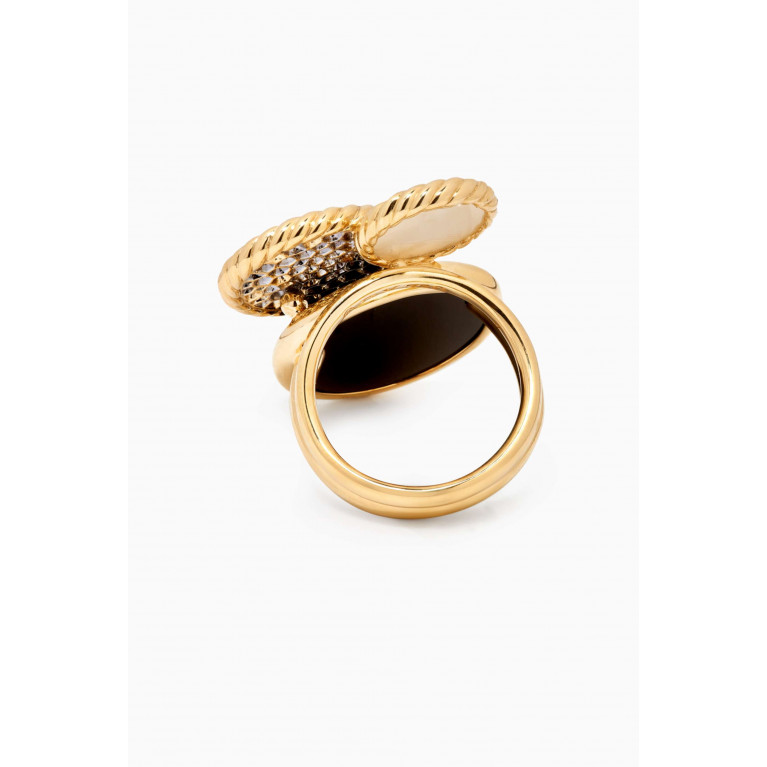 David Yurman - DY Elements® Diamond Cluster Ring in 18kt Yellow Gold