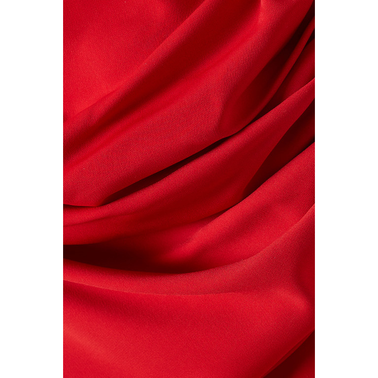 Nicole Bakti - One Shoulder Gown Red