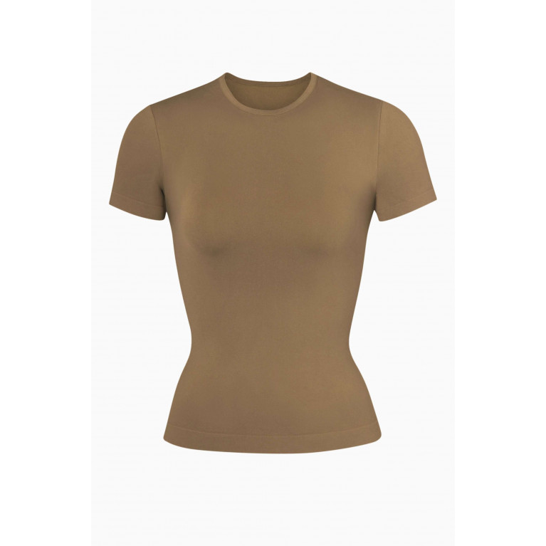 SKIMS - Soft Smoothing T-shirt ARMY GREEN