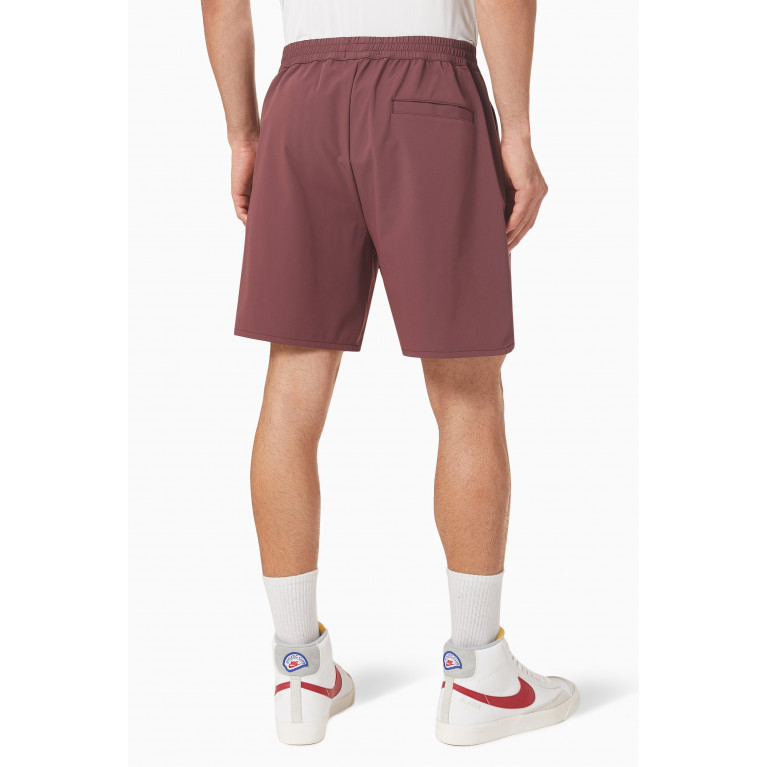 Les Deux - Raphael Shorts in Stretch Nylon Red