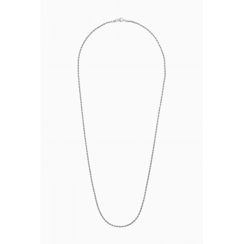 Miansai - Rope Chain Necklace in Sterling Silver, 1.8mm