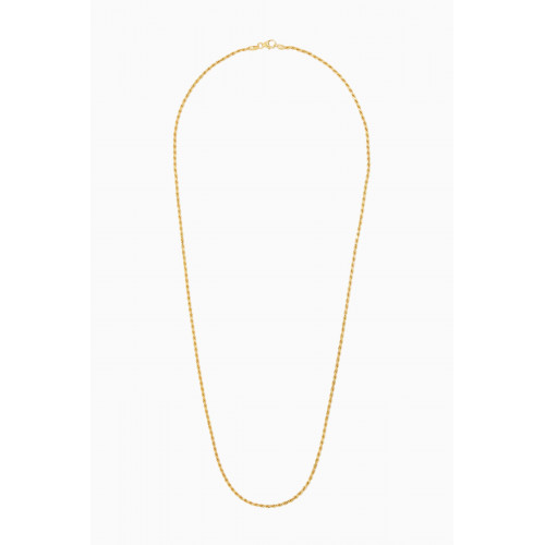 Miansai - Rope Chain Necklace in 14kt Gold Vermeil, 1.8mm