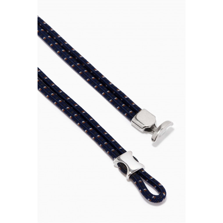 Miansai - Orson Loop Bungee Rope Bracelet in Sterling Silver