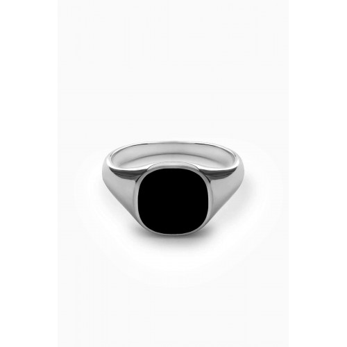 Miansai - Olympus Signet Ring in Sterling Silver
