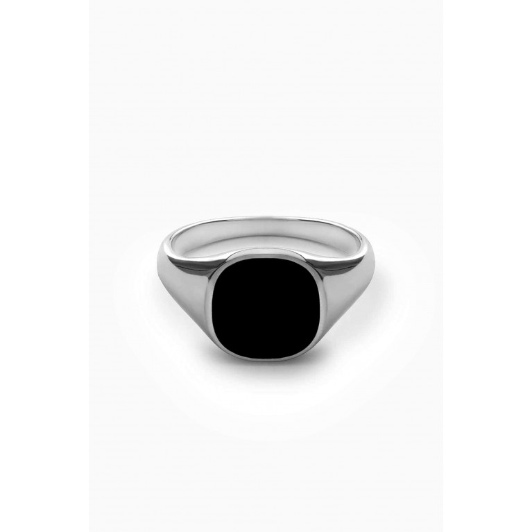 Miansai - Olympus Signet Ring in Sterling Silver