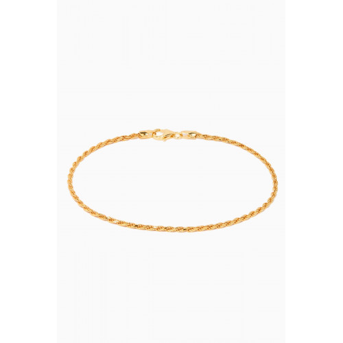Miansai - Rope Chain Bracelet in 14kt Gold Vermeil, 2.4mm