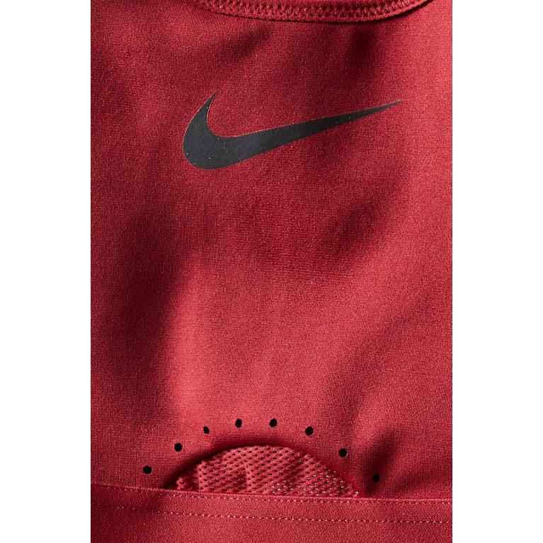 Nike - Dri-FIT Swoosh Top in Recycled Nylon Burgundy