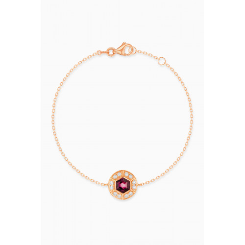 Damas - Kanzi Multi Gemstone Bracelet in 18kt Rose Gold