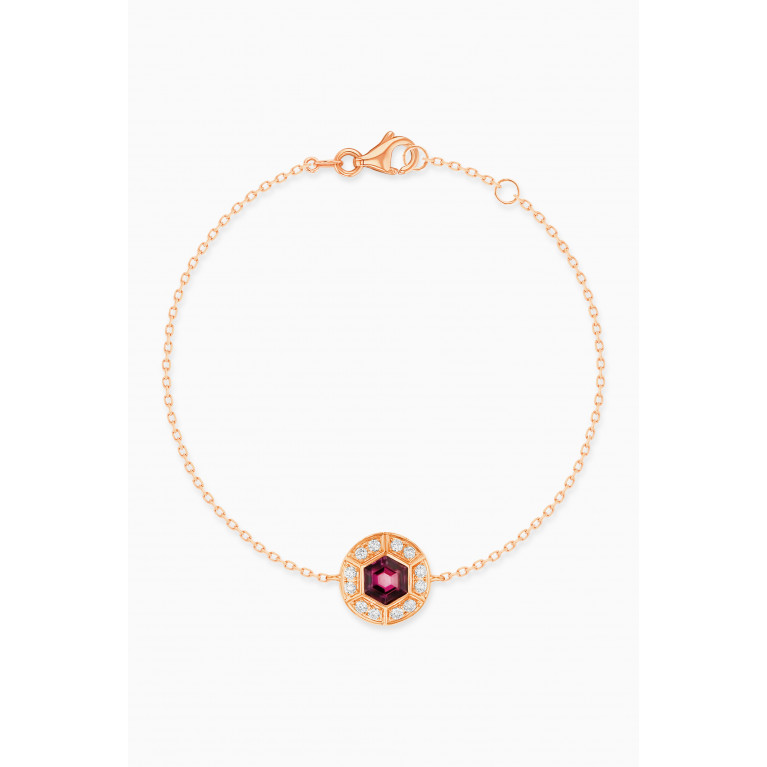 Damas - Kanzi Multi Gemstone Bracelet in 18kt Rose Gold