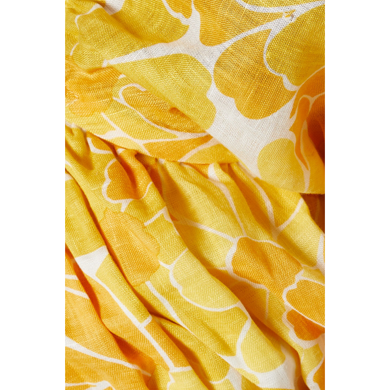 Faithfull The Brand - Harlow Crop Top in Linen Yellow