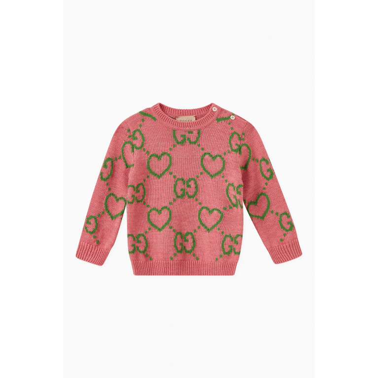 Gucci - GG Heart Sweater in Wool