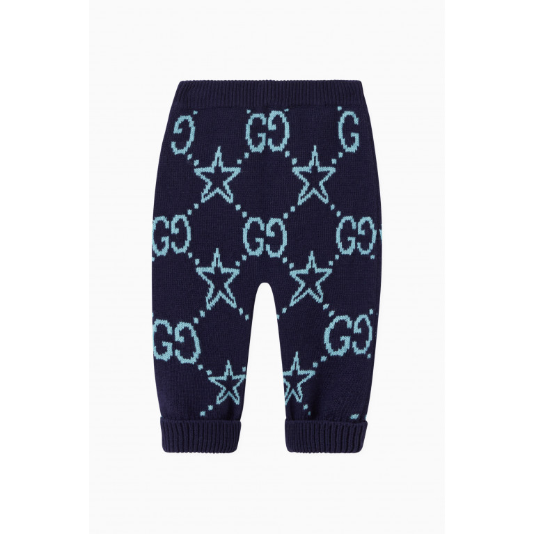 Gucci - Star Print Trousers in Wool