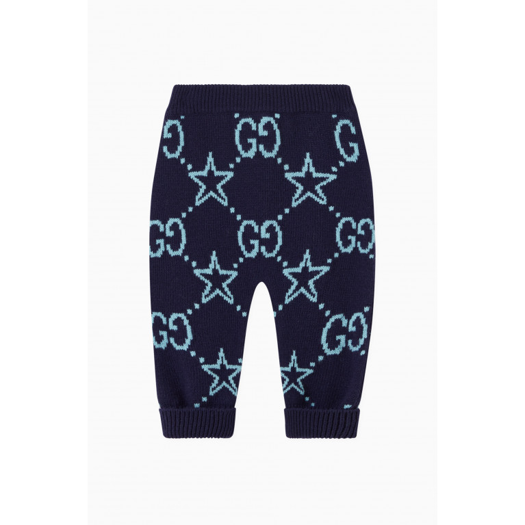 Gucci - Star Print Trousers in Wool