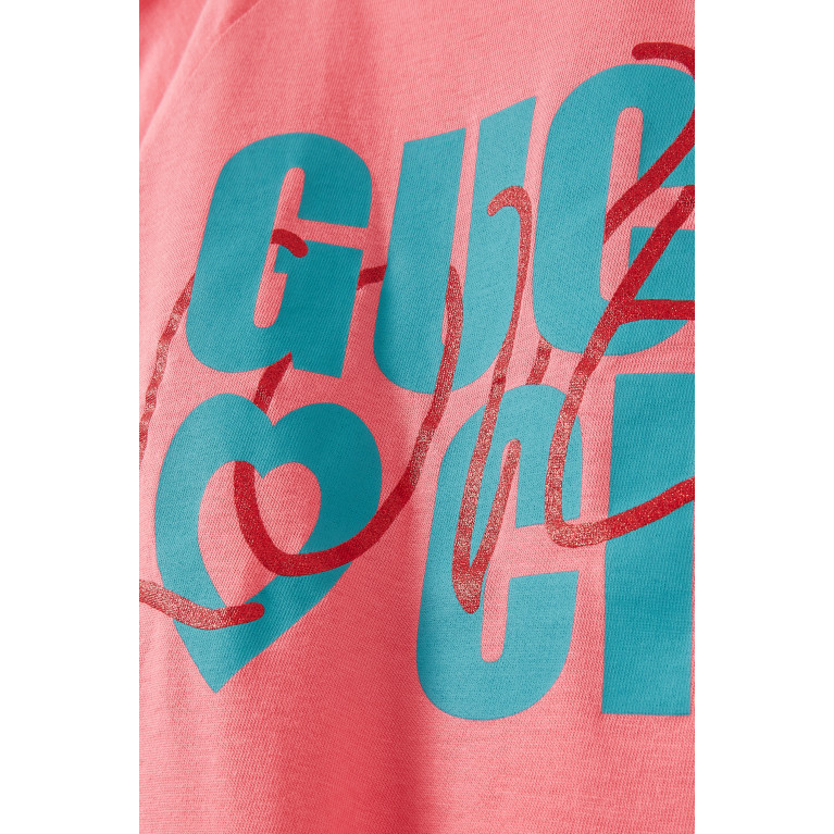 Gucci - Gucci Love Logo T-shirt in Cotton