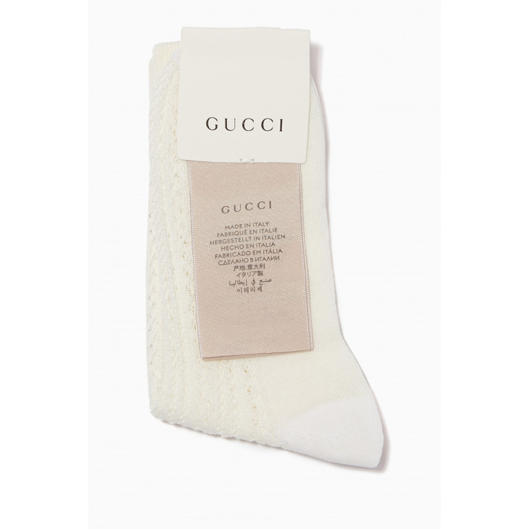 Gucci - Gucci - Forry Socks in Cotton blend