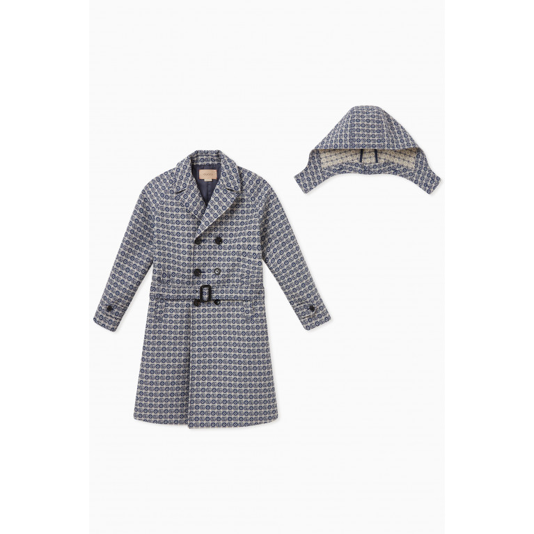 Gucci - GG Dots Coat in Cotton Jacquard