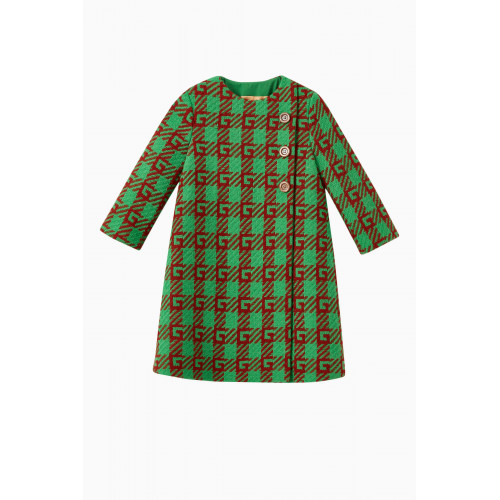 Gucci - G Squared Check Coat in Knit