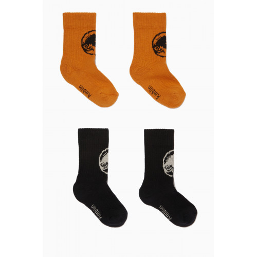 Molo - 2-Pack Jurassic World Norman Socks Orange