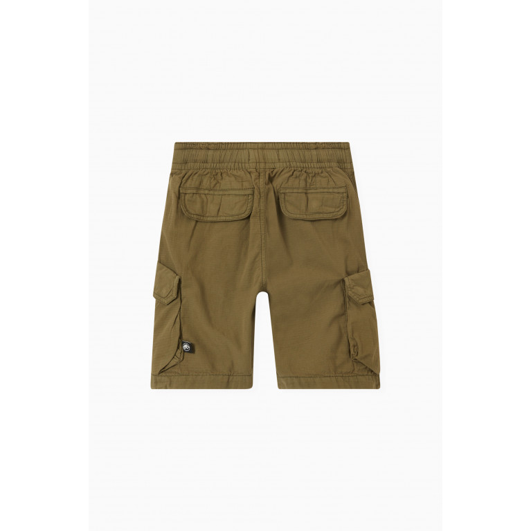 Molo - Jurassic World Argod Cargo Shorts in Cotton Green