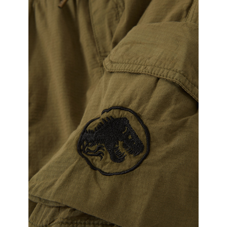 Molo - Jurassic World Argod Cargo Shorts in Cotton Green