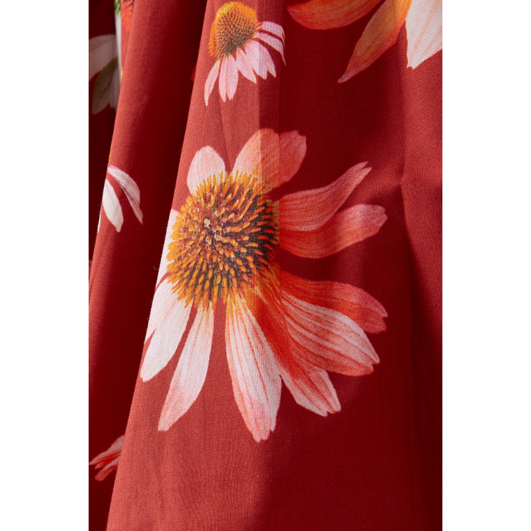 Molo - Cissa Dress in Organic Cotton Red