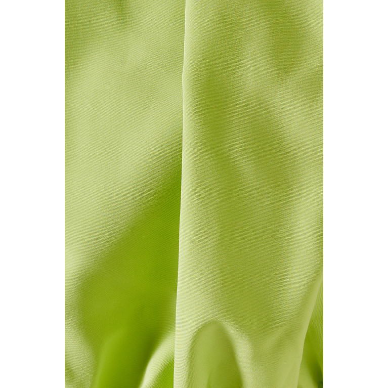 Mossman - Streamline Crop Top in Fabric Green