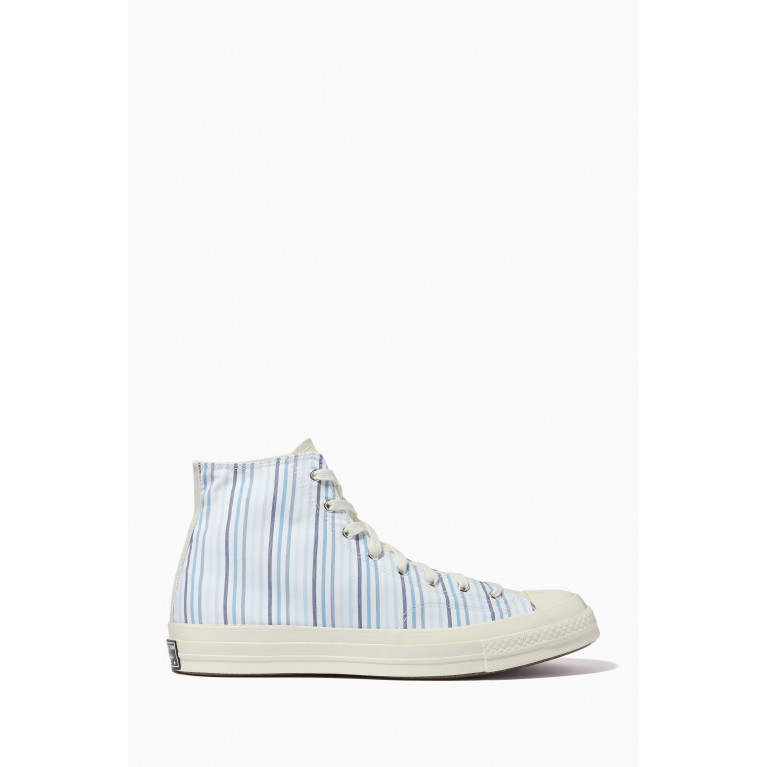 Converse - Chuck 70 Striped High Top Sneakers in Canvas