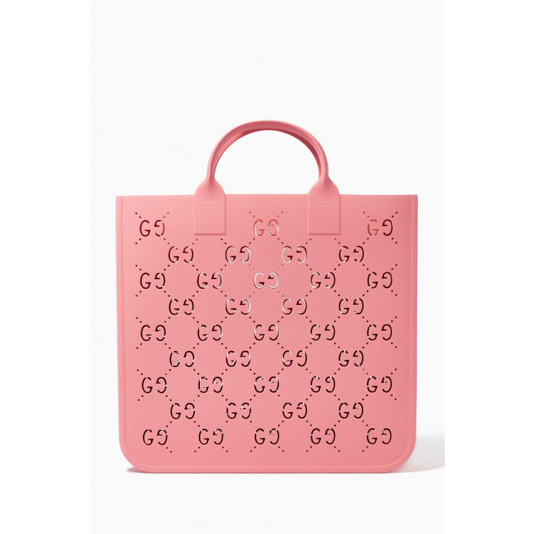 Gucci - GG Motif Tote in Rubber Pink