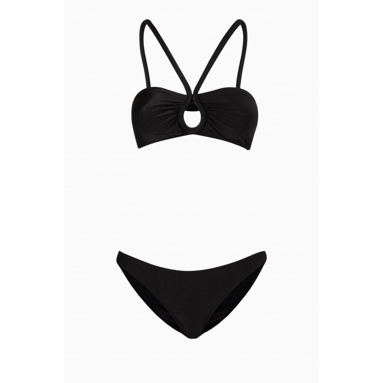 Adriana Degreas - Keyhole Bikini Set Black