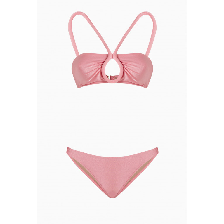 Adriana Degreas - Keyhole Bikini Set Pink