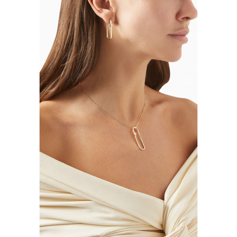 Maison H Jewels - Cambre Diamond Necklace in 18kt Yellow Gold Yellow